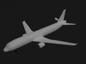a320 airplane Model 3D