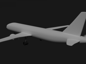 a320 airplane 3D Model