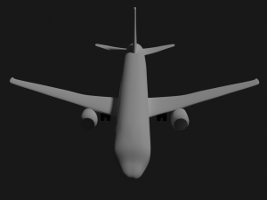 a320 airplane 3D Model