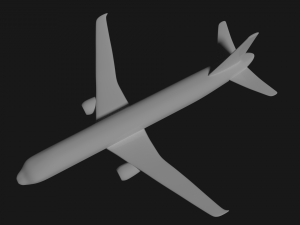 a320 airplane 3D Model