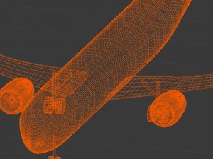 a320 airplane 3D Model