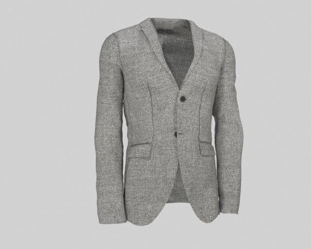 classic jacket 3D Modell .c4d .max .obj .3ds .fbx .stl .blend 