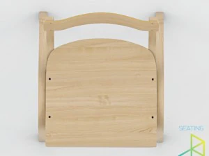 krzesło szkolne Model 3D