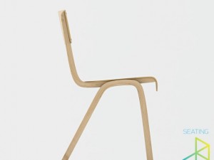 school chair 3Dモデル