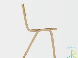 krzesło szkolne Model 3D