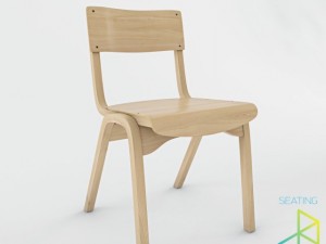 school chair 3Dモデル