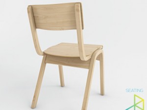 school chair 3Dモデル