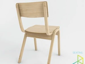 krzesło szkolne Model 3D