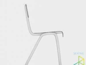 school chair 3Dモデル