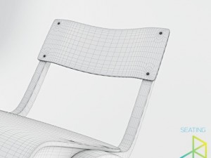 school chair 3Dモデル