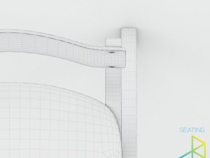 school chair 3Dモデル