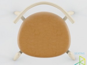carl hansenson ch20 elbow chair 3D 모델