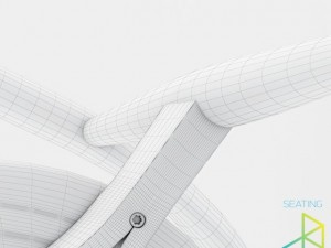 carl hansenson ch20 elbow chair 3D 모델