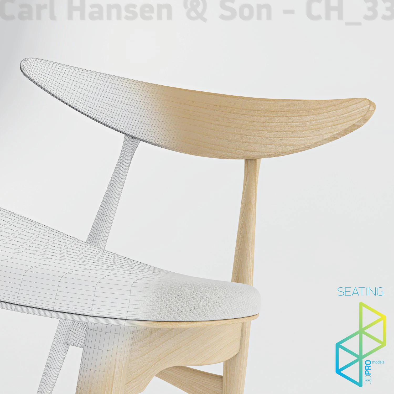 carl hansenson ch33 3D Model .c4d .max .obj .3ds .fbx .stl .blend 