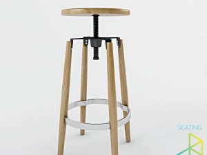 vitone bar stool 3D Model