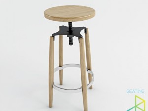 vitone bar stool 3D Model