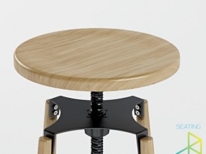 vitone bar stool 3D Model