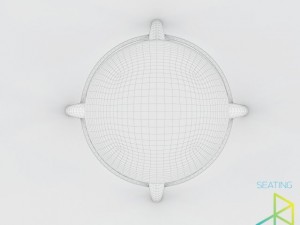 vitone bar stool 3D Model