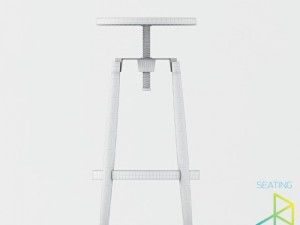 vitone bar stool 3D Model