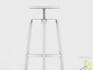 vitone bar stool 3D Model