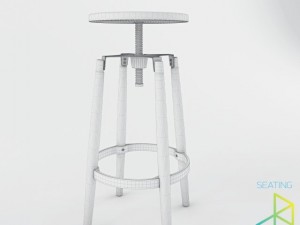 vitone bar stool 3D Model