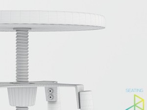 vitone bar stool 3D Model