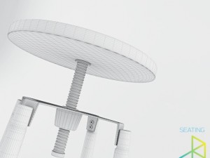 vitone bar stool 3D Model