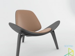 carl hansenson ch07 shell chair 3D Model