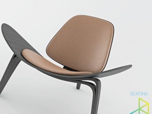 carl hansenson ch07 shell chair 3D Model