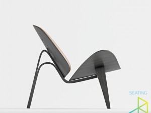 carl hansenson ch07 shell chair 3D Model