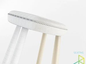 칼 한센슨 ch56 바 스툴 3D 모델