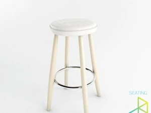 carl hansenson ch56 bar stool 3D Model