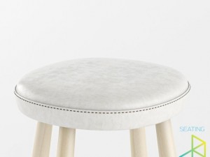 carl hansenson ch56 bar stool Model 3D