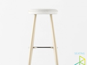 carl hansenson ch56 bar stool Model 3D