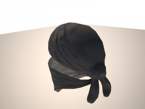 bandana terrorist character - mercenary Modello 3D