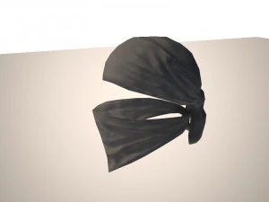 bandana terrorist character - mercenary 3D Model