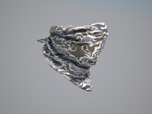 bandana - scarf on face 3D Model