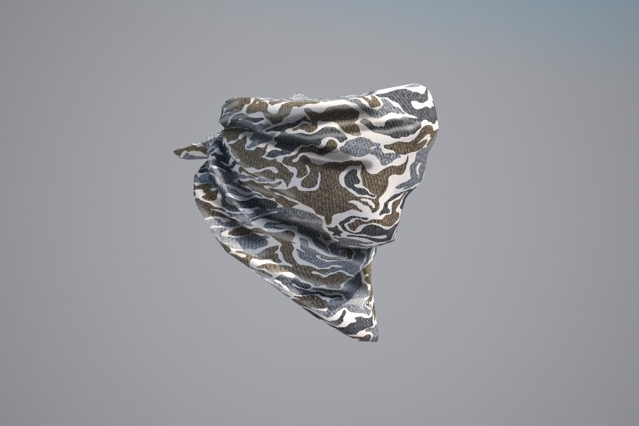 Bandana Scarf On Face 3d Model In Clothing 3dexport