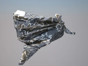 bandana - scarf on face 3D Model