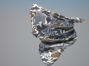 bandana - scarf on face 3D Model