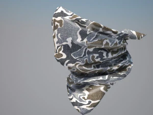 bandana - scarf on face 3D Model