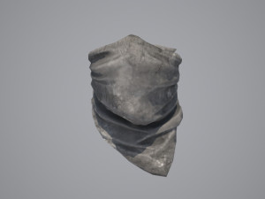 bandana - scarf on face 3D Model