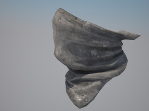 bandana - scarf on face 3D Model