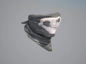 bandana - scarf on face 3D Model