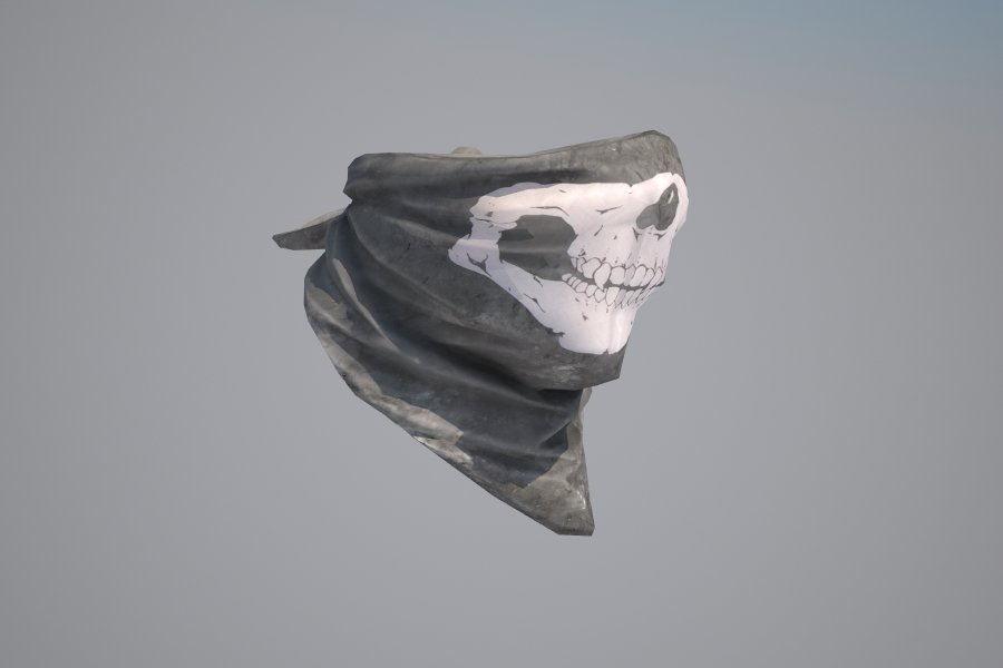 Bandana Scarf On Face 3d Model In Clothing 3dexport