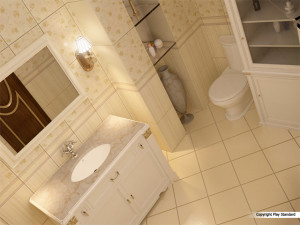 bathroom in classical style 3D Модель