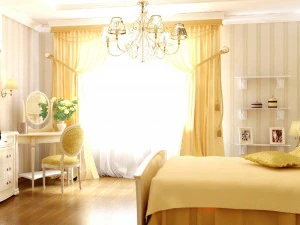 Schlafzimmer im klassischen Stil 3D Modell