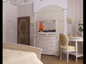 bedroom in a classic style 3D Модель