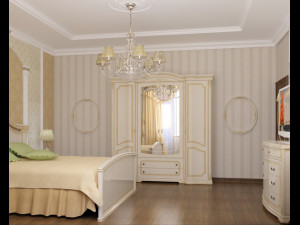 bedroom in a classic style 3D Модель