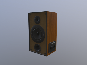 loudspeakers 3D मॉडल